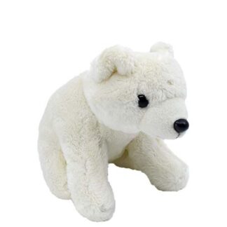 Ülő plüss jegesmedve kölyök, 13 cm (Wild Republic)