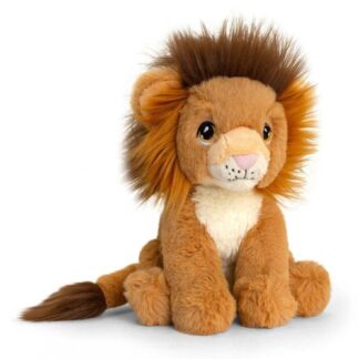 Ülő plüss oroszlánkölyök, 18 cm (Keel Toys)