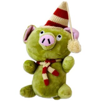 Mazsola és Tádé: Mazsola plüss sapkában és sálban - 25 cm