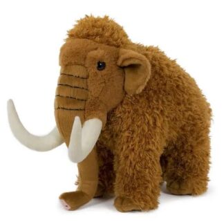 Élethű, álló barna plüss mamut, 30 cm (Semo)