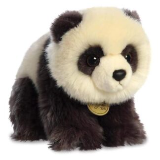 Élethű, álló plüss bébi panda, 23 cm (Aurora, Miyoni)
