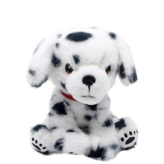 Ülő, plüss dalmata kölyök kutya tappancs mintával, 14 cm (Keel Toys)