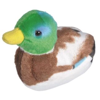 Élethű plüss vadkacsa hanggal, 14 cm (Wild Republic)