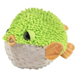 Bozontos, nagyszemű zöld plüss gömbhal, 30 cm (Nature Planet)