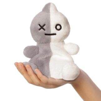 BT21: VAN, a fekete-fehér őrző robot plüss, 13 cm (BTS karakter, Aurora, Palm Pals)