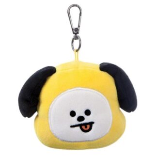 BT21: CHIMMY, a sárga kapucnis kiskutya plüss kulcstartó, 10 cm (Jimin karaktere)