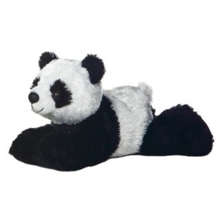 Mei mei, az élethű, fekvő plüss panda, 20 cm (Aurora, Mini Flopsies)