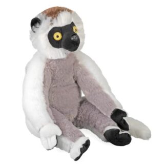 Élethű szifaka maki lemur plüss, 30 cm (Wild Republic)