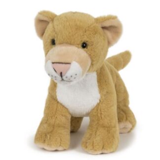 Élethű, álló plüss lány oroszlán kölyök, 33 cm (Semo, Softkids)