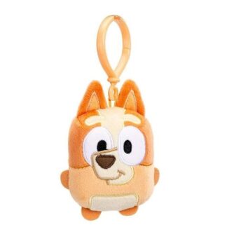 Bluey: Bingo alakú, barna táskadísz, kulcstartó, 10 cm