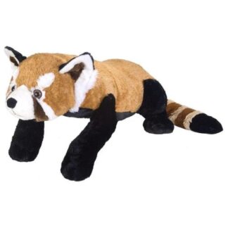 Élethű, óriás XXL méretű fekvő plüss vöröspanda, 76 cm (Wild Republic)