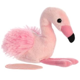 Mágneses ülő flamingó vállplüss, 13 cm (Aurora, Shoulderkins)