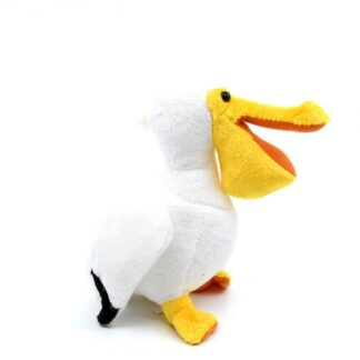 Ülő, plüss pelikán, 17 cm (Cornelissen)