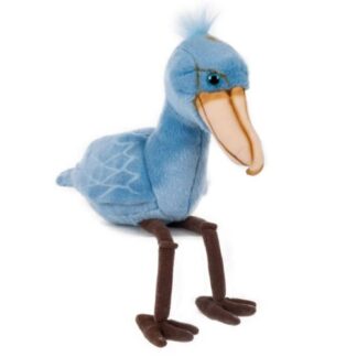 Élethű, kék papucscsőrű madár, 25 cm (Semo, Premium Edition)