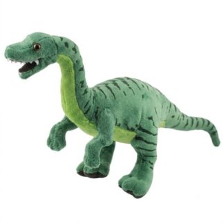 Élethű, zöld színű Coelophysis plüss dinoszaurusz, 45 cm (Cornelissen)
