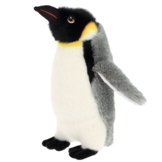 Élethű, álló plüss császárpingvin, 20 cm (Keel Toys, Keeleco)
