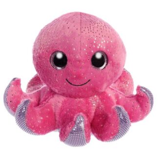 SeaStar, a csillogó szemű rózsaszín plüss polip, 18 cm (Aurora, Sparkle Tales)