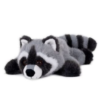 Fekvő, puha plüss mosómedve, 25 cm (Semo, Fluffies)