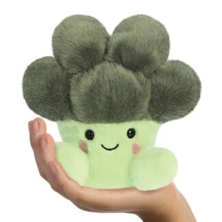 Luigi, a tenyérnyi ülő plüss brokkoli, 13 cm (Aurora, Palm Pals)