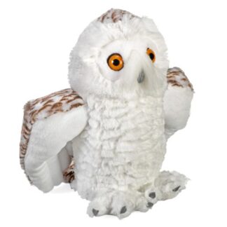 Barna-fehér plüss hóbagoly, 30 cm (Wild Republic, Cuddlekins)