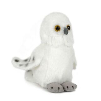 Élethű plüss hóbagoly, 13 cm (Semo, Softminis)