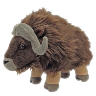 Élethű, álló, plüss keleti pézsmatulok, 30 cm (Wild Republic, Cuddlekins)