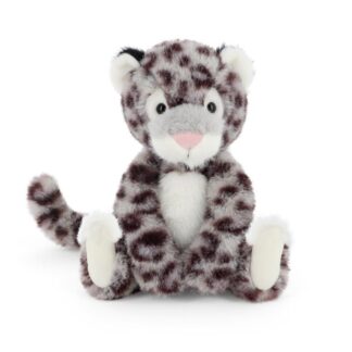 Ülő, pihe-puha plüss hóleopárd, 20 cm (Keel Toys, Keeleco Enchanted World)